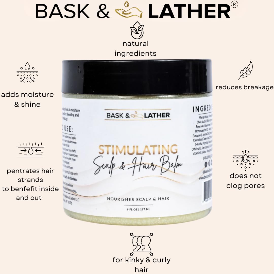 Complete Natural Haircare System for Growth & Hydration | Hair Elixir + Scalp Stimulator Oil + Balm + Hydrating Mist