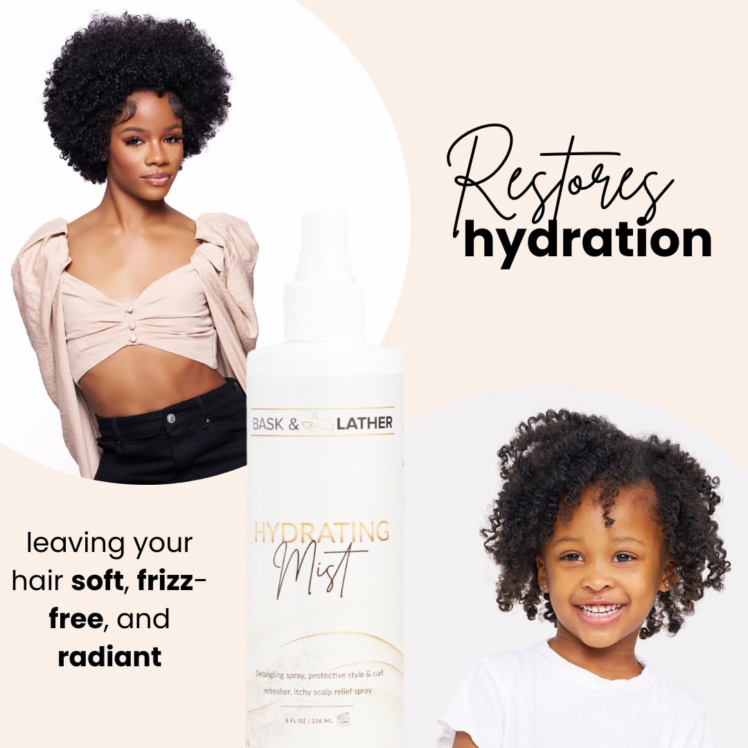 Complete Natural Haircare System for Growth & Hydration | Hair Elixir + Scalp Stimulator Oil + Balm + Hydrating Mist